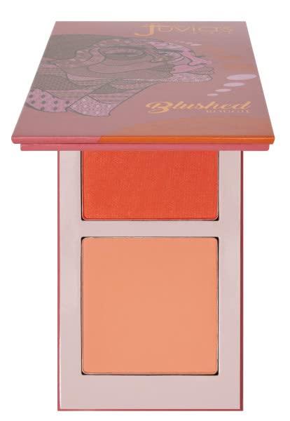 Juvia's Place Blushed Duo Blush Volume6 - Radiant Shimmer Makeup Two Tone Pigmented Buildable Pressed Mineral Powder - Rosy Natural Cheeks Face Glow Highlight Matte Fresh Finish for All Skin Color (1 Ounce (Pack of 1), VOL.6)