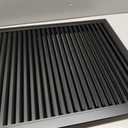 18" x 24" Gable Vent - Premium Aluminum, Sturdy & Stylish Shed Vents with Screen, Effectively Removing Heat- Ideal for Ventilation in Houses [Vent Opening: 16" x 22"] (Black)
