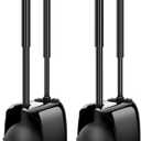 SetSail Toilet Brush and Plunger Set, 2 Packs Toilet Plungers for Bathroom Heavy Duty Toilet Bowl Brush and Holder Hidden Toilet Plunger and Brush Set for Deeply Cleaning 2 Packs - Black