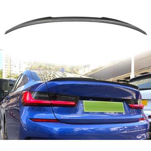 Rear Trunk Spoiler Compatible with BMW 3 Series G20 G28 M3 Style Rear Trunk Lip Tail Lid Spoiler Wing Carbon Look