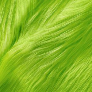 Tatuo 36 x 60 Inch Green Faux Fur Fabric Christmas Fluffy Fuzzy Craft Fake Fur Cuts Shaggy Synthetic Plush Patch Sewing DIY Winter Halloween Costume Gnome Beard Miniature Dolls Rugs Mats Gift