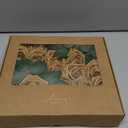 Ling's moment Fall Artificial Flowers 25Pcs Shimmer Gold Roses w/Stems,3" Real Touch DIY Foam Floral for Wedding Bouquet/Centerpieces, Outdoors Party Backdrop, Room/Table, and Garden/Pot Decorations