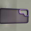 Rayboen for Samsung Galaxy S22 Case, Translucent Frosted Hard Back Silicone Edge Skin Feel Anti-Scratch Protective Slim Phone Cover for Samsung S22 5G, Matte Purple