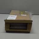 Mail Organizer with Key Holder,2-Slot Mail Holder with 4 Key Hooks for Wall Decorative, Wooden Hanging Organizer for File Letter in Shelf Home Farmhouse Decor for Entryway Office,Rustic