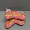 Baby Toys 0-6 Months,Infant Musical Sensory Stuffed Animal with Squeaker,Rattle,Crinkle Wings,Teether & Hanging Ring,Tummy Time Toy for Newborn 0-3-6-12 Months Boys & Girls Gift,Butterfly,Pink