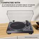 Stereo Turntable Dust Cover Protector Compatibe with Audio AT-LP120XUSB-BK/AT-LP120XBT-USB-T-e-c-h-n-i-c-a, Clear Acrylic Stereo Turntable Dustcover for Modern Vintage Record Players, Clear