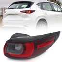 Huray Right LED Outer Tail Light Assembly Fit for Mazda CX-5 2022 2023 2024, RH Taillight w/Bulbs OE Style Rear Brake Lamp Replacement for MA2805138 Passenger Side