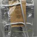 Drive Medical Two-Button Folding Walker with Wheels, Height Adjustable