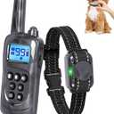 No Shock Dog Training Collar with Remote 2000ft, Smallest and Lightest Dog Vibration Collar for Small Dogs 5-15lbs, Beep and Vibrate Only, Safety Lock, Waterproof, Vibrating Dog Collar-No Prongs, Grey