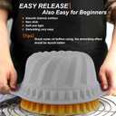 28 PCS Nonstick Silicone Baking Pans Set,With Baking Pan Cake Molds,Fluted Pans,Donut Pan,Muffin Pan,Nonstick Cake Pan Reusable Tube Oven Baking Mold for Muffin, Cake, Bread(Light Grey)