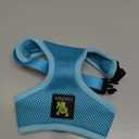 EcoBark Blue Dog Harness - Eco-Friendly Max Comfort Harnesses - Luxurious Soft Mesh Halter - Over The Head Harness Vest- No Pull and No Choke, Small