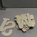 She Love 6 inch Wooden Letters 26Pcs Wooden Alphabet Letter for Crafts Unfinished Wood Letters for Home Wall Decor Kids Arts Painting DIY Learning (1 Set)