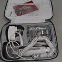 Beurer MP62 Professional Nail Drill Kit, Portable Electric File Machine with 10 Attachments & 10 Sanding Bands, Efile Dremel for Acrylic Gel Manicure and Pedicure, LED Light, with Storage Case