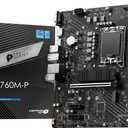 MSI PRO B760MP DDR4 ProSeries Motherboard (Supports 12th/13th/14th Gen Intel Processors, LGA 1700, DDR4, PCIe 4.0, M.2, USB 3.2 Gen2, HDMI/DP, mATX)