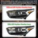 TODO Headlight Assembly Compatible with 2022 2023 2024 Kia Forte FE LX LXS, Halogen Headlamp w/o LED DRL KI2502254 92101-M7500, Left Driver Side