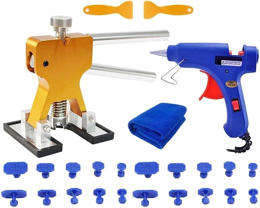 Dent Pullers for Bodywork Plastic Pullers Kit for Paintless Dents for Car Body Sheet Metal Repair Tools for Automatic Hail Hole Removal