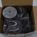 24 Pcs Chair Leg Floor Protectors Round, Silicone Felt Furniture Leg Pads Caps Covers for Hardwood Floors (Fit 1-5/16" to 2") (Clear)