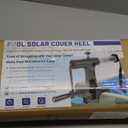 Pool Solar Cover Reel, Fits For 3-19 Feet Width Swimming Poosl And Above Ground Swimming Pools