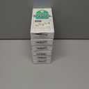 6 x UUUUU. Semi Cured Gel Strips - [Julia], UV Stickers Compatible With All Lamps, U-Curve for Perfect Fit, Includes 2 Prep Pads, Nail File, and Wood Stick