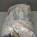 WONGS BEDDING Boho Quilt Set Queen,Beige Paisley Floral Pattern Bedspread Coverlet Set with 2 Pillowcases,Lightweight Microfiber Bohemian Quilt Bedding Set 96"×90"