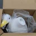 23-Inch Porch Goose Statue, Outdoor Goose Decor with Adjustable Head