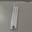 White Tension Curtain Rod for Windows 28 to 48 inch, Adjustable Expandable Pressure Spring Curtain Rod No Drilling, 7/8" Curtain Rod for Bedroom Doorway Closet Door