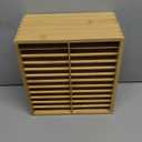 Marker Organizer for 168 Markers,Bamboo Wooden Desk Storage Organizer Rack,Markers Pens Pencils Art Brushes Storage Holder for Home Classroom Office Decor.