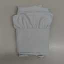 KKJIAF Ruffle Pillow Cases 24x24 Inches, Dusty Blue Square Ruffled Pillow Covers Set of 2, Microfiber Wrinkle Resistant Pillow Shams with Envelope Closure for Sofa Bed Living Room