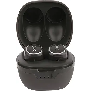 Altec Lansing NanoPods - Truly Wireless Earbuds with Charging Case, TWS Waterproof Bluetooth Earbuds with Touch Controls for Travel, Sports, Running, Working (Charcoal Grey)