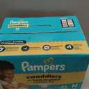 Pampers Swaddlers Diapers, Size 0 (up to 10 lbs), 84 Count, Absorbent, Keeps Baby Dry and Comfortable, Skin Safe Disposable Baby Diaper  (Newborn)