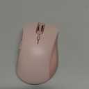 RAPIQUE Bluetooth Wireless Mouse - Dual Bluetooth & 2.4 GHz USB Receiver, Ergonomic Design, Quiet Clicks, Low Power - Multi-Device Compatibility for MacBook, Laptop, Computer, iPad Air/Pro (Pink)