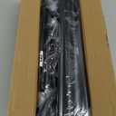 Blackout Wrap Around Double Curtain Rod, 66-120" Telescoping Industrial Drapery Rod, 3/4" Diameter Room Darkening Double Rod for Bedroom & Living Room, Easy Installation, Matte Black