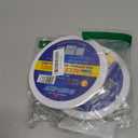 EASY-EXS Access Panel Round 6.5" Spring-Clip (Max Service Opening 5.5") Plastic White (Pack of 2) (Round 6.5")