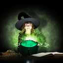 Halloween Indoor Outdoor Decorations, Large Witches Cauldron Set with Skeleton - Black Witch Themed Skeleton Halloween Party Decor for Table Desk Mantel Room Home