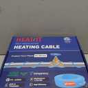 HEATIT 5JHSF 120Ft Heat Trace Cable for Pipes, Self Regulating Water Pipe Heat Tape, Pre-assembled Heat Cable, ETL Listed, 120V