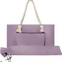 Empty Mahjong Bag(Purple) for American Mahjong Set with Tiles and Racks Bag