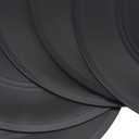 KOHAND 30 Pcs Blank Vinyl Records, 7 Inch Plain Decorations for Home, Studio Room, Wall Aesthetic, Graffiti - Black
