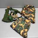 BLmukce Army Costume for Boys, Boys Military Army Pretend Play Set, Halloween Gifts Military Soldier Costume for Kids 3-5 5-8 8-10 (L(9-12 Yrs, 51.18"-61.02"))