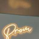 LED Prom Sign 20.08 x 10.43 Inches Acrylic Prom Light up Sign Graduation Party Decoration Neon Graduation Grad Prom Sign Letter Backdrop