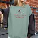 MAPICK Womens Oversized Christian Sweatshirts Fleece Crewneck Sweaters Embroidered GOD IS GOOD Casual Pullover Tops (XXL)