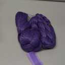 FantaLook Long Purple Braided Cosplay Wig Dress up Accessories with Clips for HalloweenOnly Braid