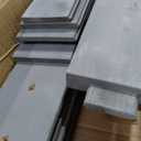 FREDBECK 48in x 84in Gray Wood Barn Door Slab with 8ft (96inch) Barn Door Hardware Track Kit Included, Double Surfaces,Simple Assembly is Required,K-Frame,Grey