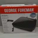 George Foreman Family-Size Grill & Panini Press, Nonstick Ceramic Coating, Fat-Removing Slope, Adjustable Angle, Indoor/Outdoor Use (5-Serving)