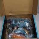 7/8" Rotary Hammer Drill Compatible with Makita 18V Battery: SDS-Plus Cordless Drill with Safety Clutch for Concrete Masonry, 2.5 Joules Power Including 4 Drill Bits