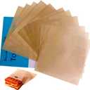 12 Pack Reusable Toaster Bags - Non-Stick, Toast Sandwich Bags for Toaster, Microwave, Grill and Panini Snacks