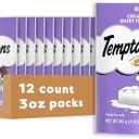 Temptations Classic Crunchy and Soft Cat Treats, Creamy Dairy Flavor, 3 oz. Pouch (Pack of 10)