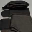 Fleece Lined Tights Sheer Women - Fake Translucent Warm Pantyhose Leggings Sheer Thick Tights for Winter (Large, Invisible One Line Crotch-black+black)