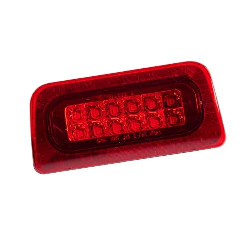 Cxdar Third 3rd Brake Light LED for 1994-2003 Chevy S10/GMC Sonoma Standard Cab, High Mount Rear Brake Lights Assembly for 1996-2000 Isuzu Hombre, Waterproof Center Cab Lamp Stop Light