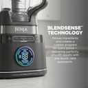 Ninja Kitchen System | All-in-One Food Processor & Blender | 8-Cup Bowl & (1) 24 oz. To-Go Cup BlendSense Tech | For Smoothies, Cookie Dough, Salsas, Cole Slaw & More | 1800 Peak Watt | Black | TB401