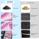 Weighted Vest, 6lb/8lb/12lb/16lb/20lb/25lb/30lb Weight Vest with Reflective Stripe, Weighted Vest for Men Women Workout Equipment for Strength Training, Running, Jogging, Fitness, Weight Loss (PU-Pink)